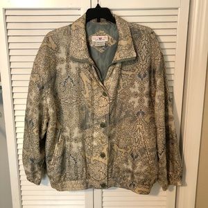 Vintage Silk Bomber🥀